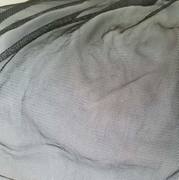 Victoria's Secret Black Mesh BabyDoll Lingerie - Picture 6 of 6